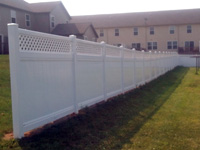 yard fence installation